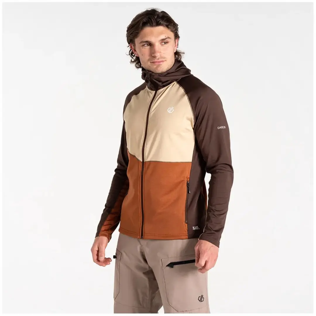Dare2b Assimilate Iii Core Stretch Sweatshirt Met Rits Groen S Man