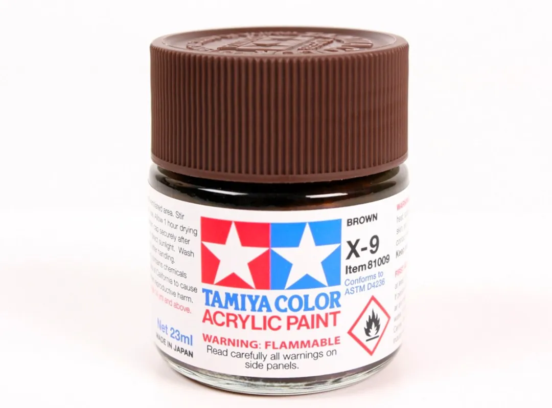 Tamiya X-9 Brown Acrylverf 23ml
