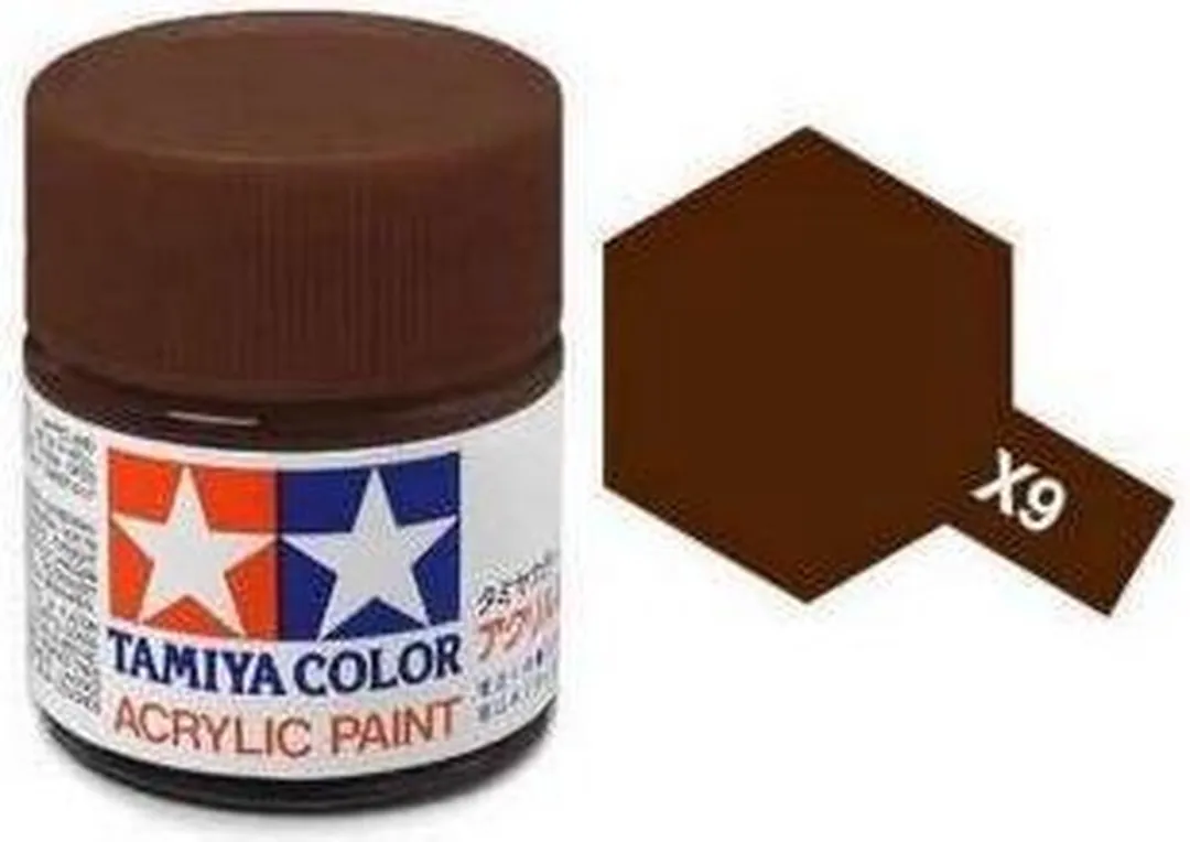 Tamiya X-9 Brown Acrylverf 23ml