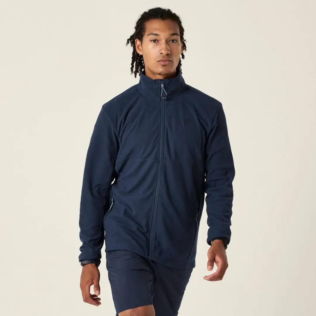 Dare2b Arising Fleece Met Volledige Rits Blauw XL Man
