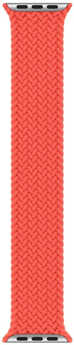 Apple Gevlochten Solobandje Apple Watch - 38/40/41/42mm - Electric Orange