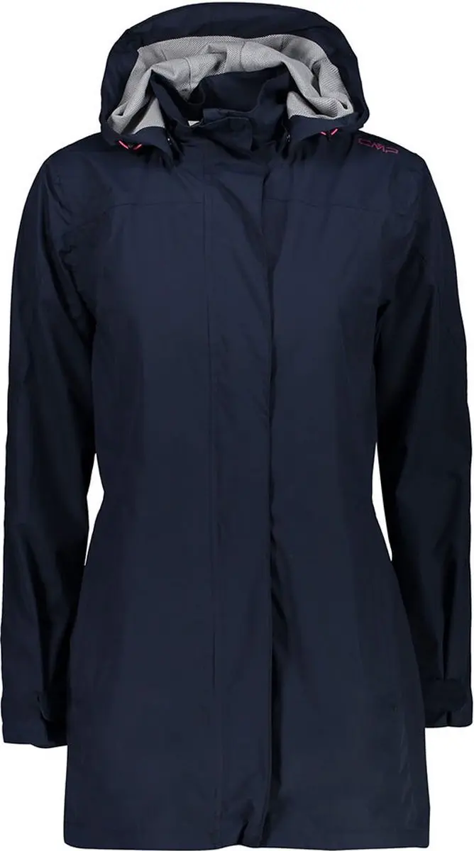 Cmp 39x6646 Jas Met Regenknopen Blauw M Vrouw