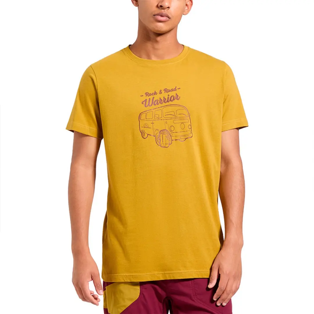 La Sportiva Van T-shirt Met Korte Mouwen Geel XL Man