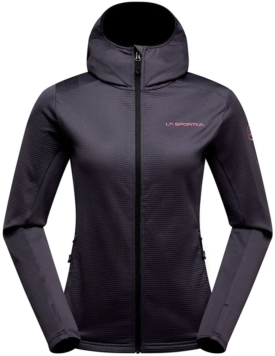 La Sportiva Chill Thermal Fleece Met Kap Grijs L Vrouw