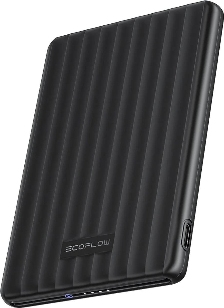 EcoFlow RAPID Mag powerbank 5.000 mAh - MagSafe - Magnetisch - Zwart