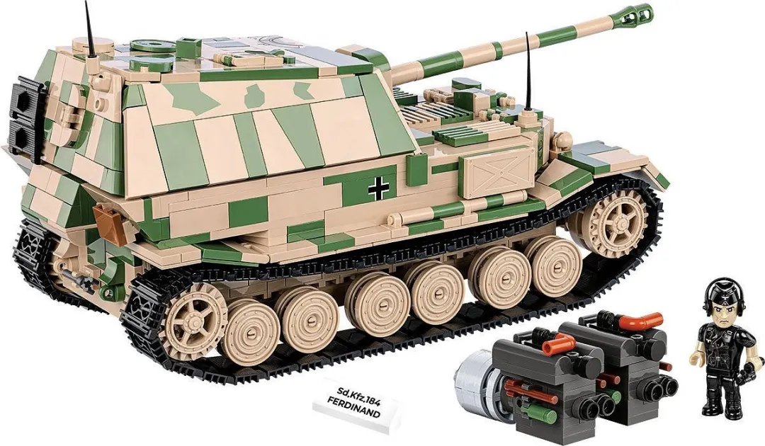 Cobi S.D.KFZ. 184 Ferdinand COBI-2583 - 1268 Onderdelen - Meerkleurig