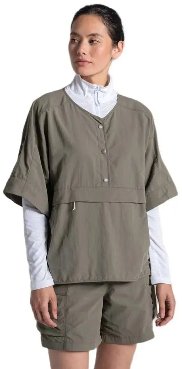 Craghoppers Nosilife Medina T-shirt Met Korte Mouwen Groen 34 Vrouw
