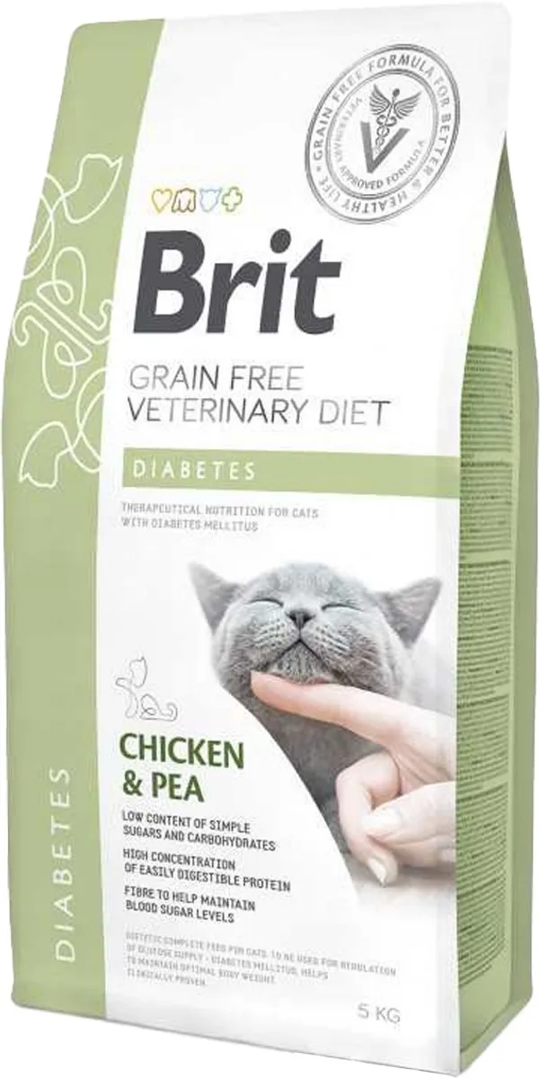 Brit Veterinary Diet Kat Grain Free Diabetes 2kg