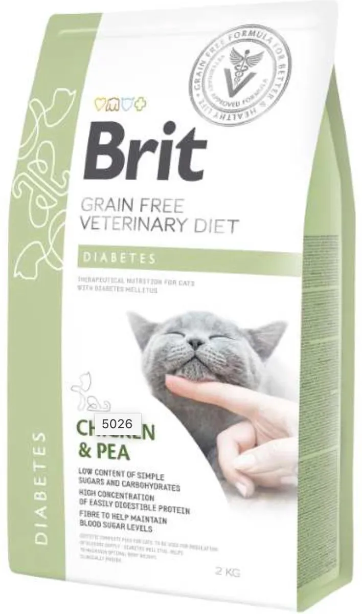 Brit Veterinary Diet Kat Grain Free Diabetes 2kg
