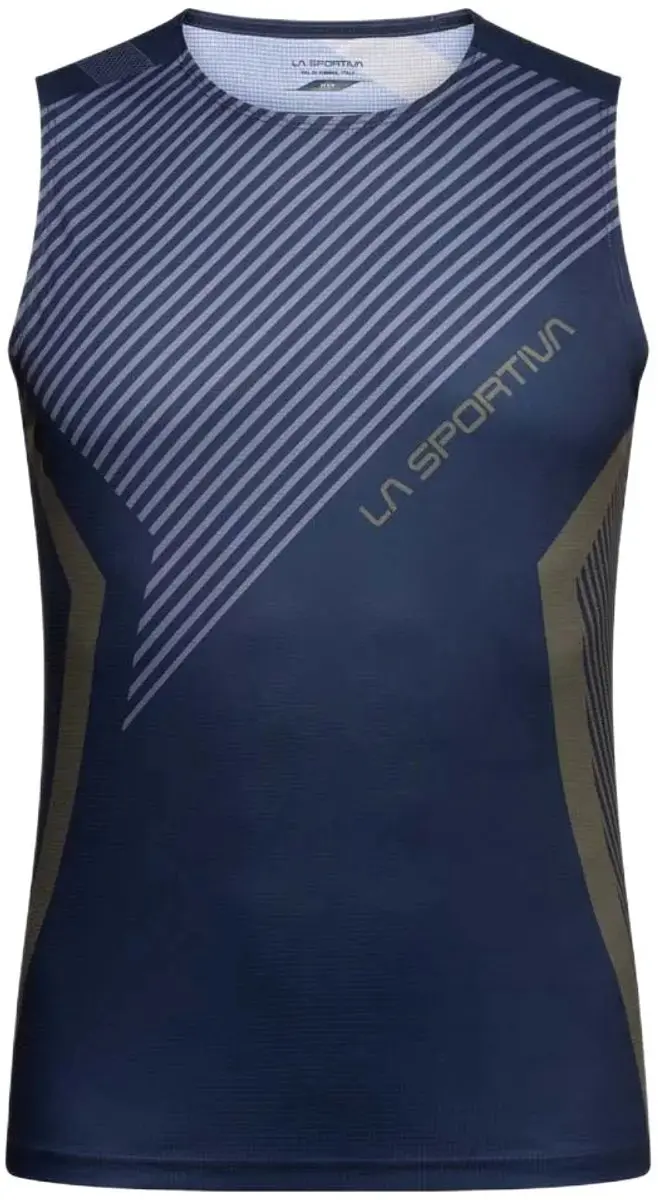 La Sportiva Flow Mouwloos T-shirt Blauw S Man