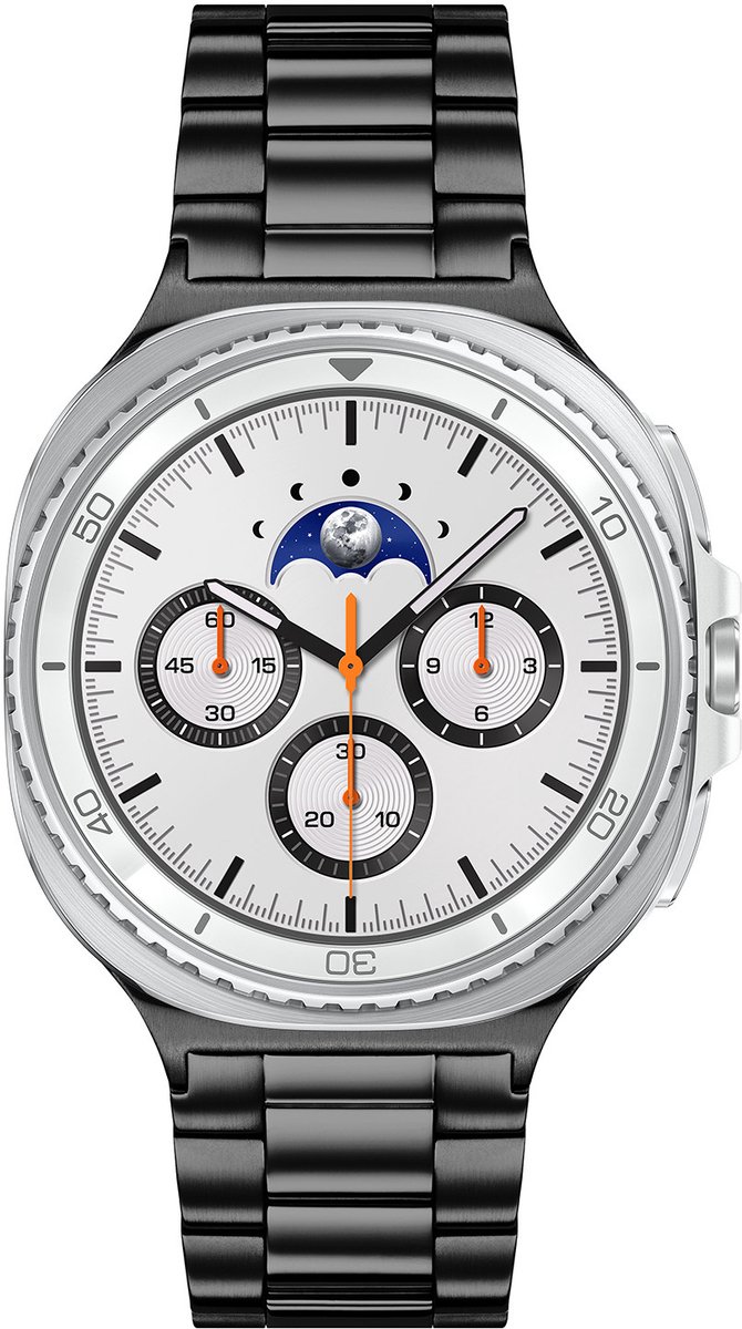 Samsung Special Edition Galaxy Watch 8 CLASSIC Wit/Zwart Staal 46mm