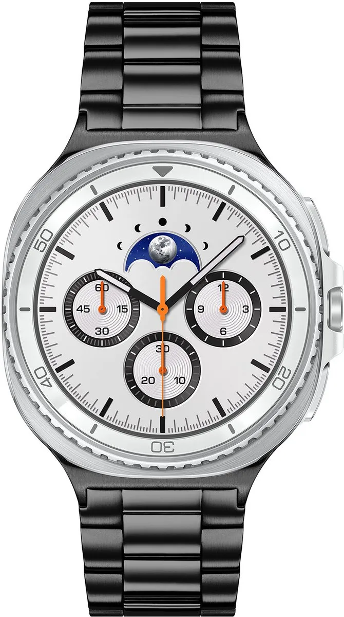 Samsung Galaxy Watch 8 Classic 46mm SA.L500WBS20 - Wit/Zwart Staal