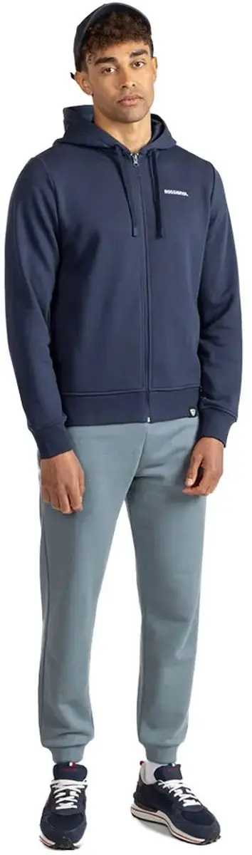 Rossignol Presset Sweatshirt Met Rits Blauw L Man