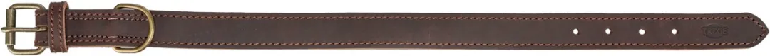 Trixie Halsband Rustic Vetleer - Donkerbruin