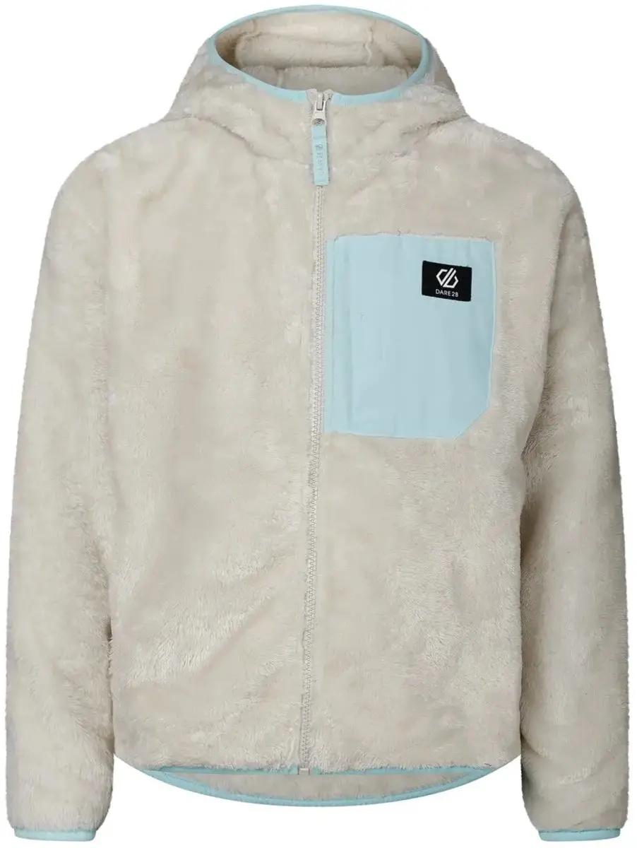 Dare2b Powder Fleece Met Volledige Rits Beige 11-12 Years Jongen
