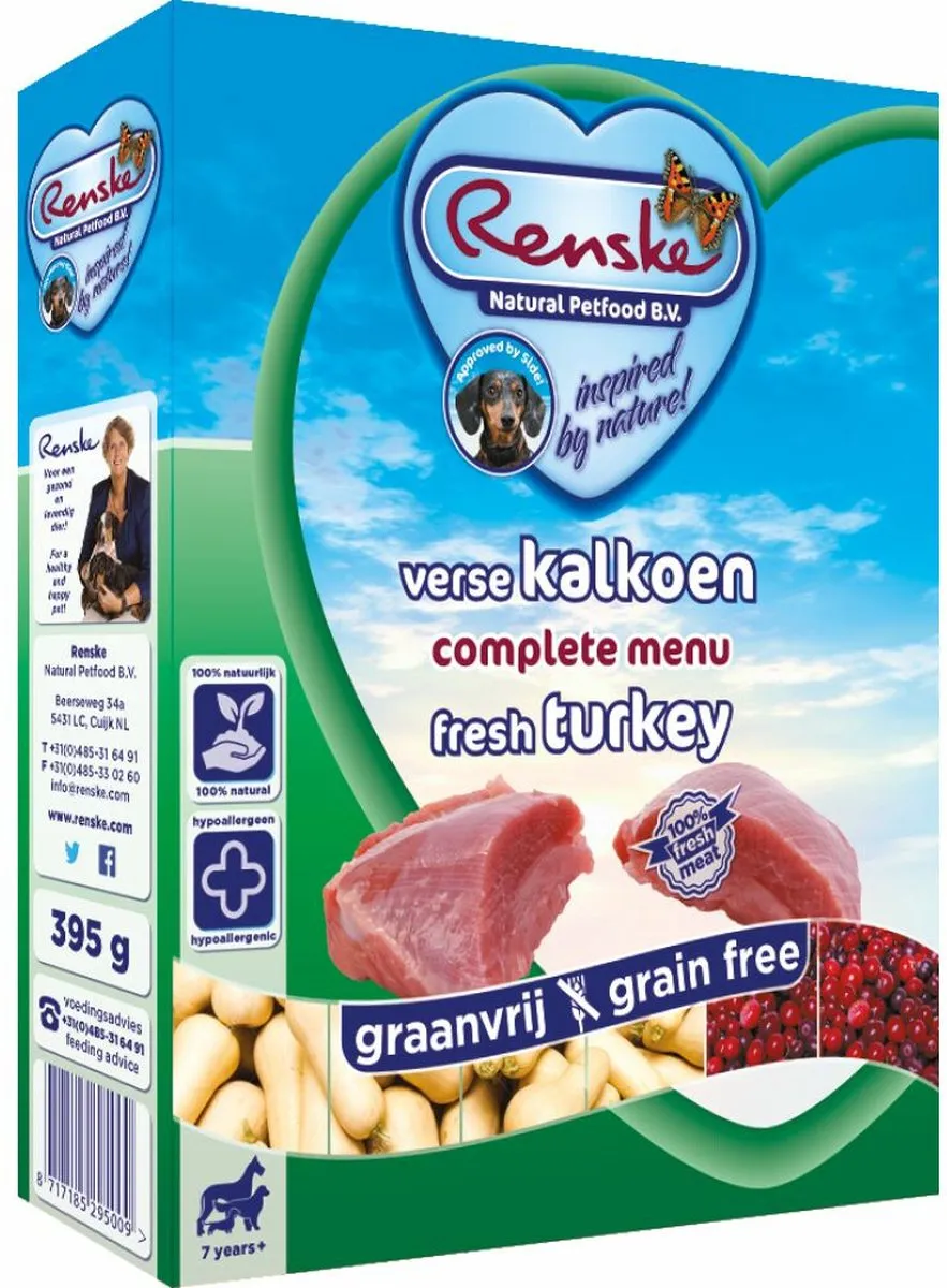Renske Adult Multi Graanvrij Hondenvoer - 12x395g