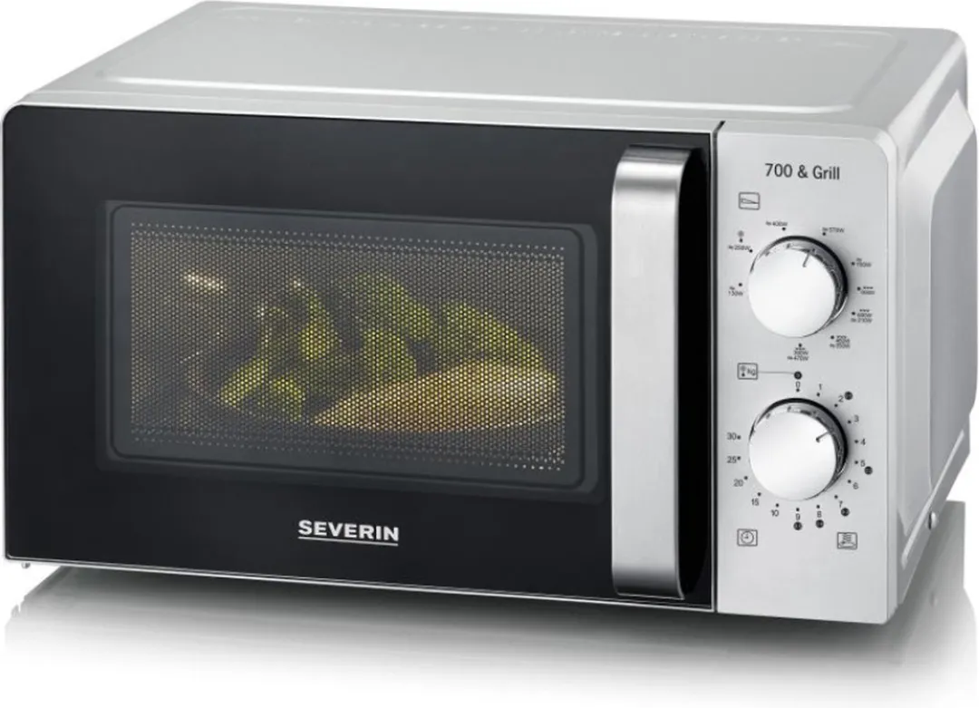 Severin MW 7780 Magnetron 700W - 17L - Grill - Zwart/Zilver