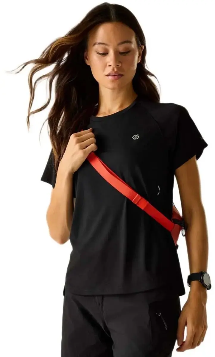 Dare2b Nimble T-shirt Met Korte Mouwen Zwart 40 Vrouw
