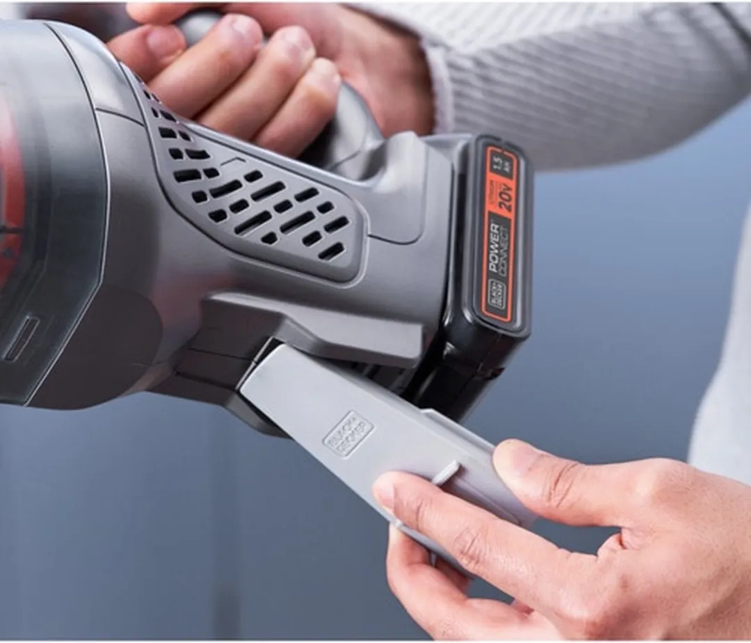BLACK+DECKER Powerconnect BCHV001C1-QW Kruimeldief - 43 Airwatts - Zwart/Grijs/Oranje