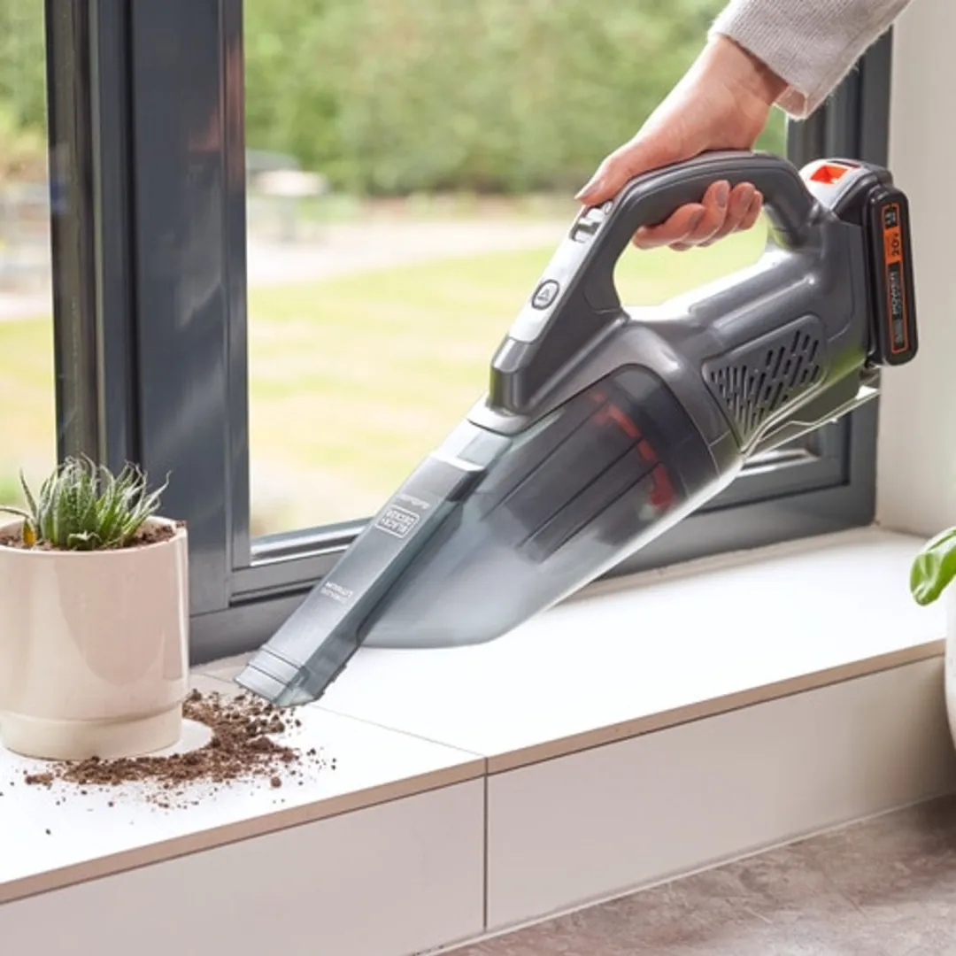BLACK+DECKER Powerconnect BCHV001C1-QW Kruimeldief - 43 Airwatts - Zwart/Grijs/Oranje