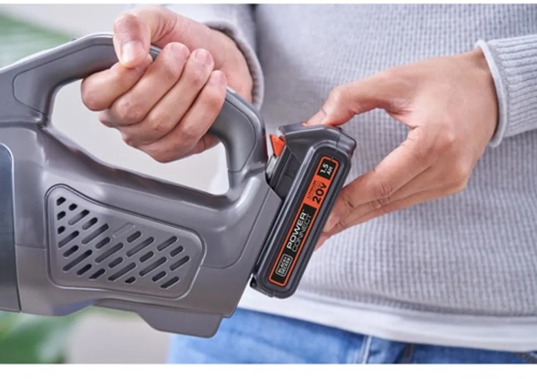 BLACK+DECKER Powerconnect BCHV001C1-QW Kruimeldief - 43 Airwatts - Zwart/Grijs/Oranje