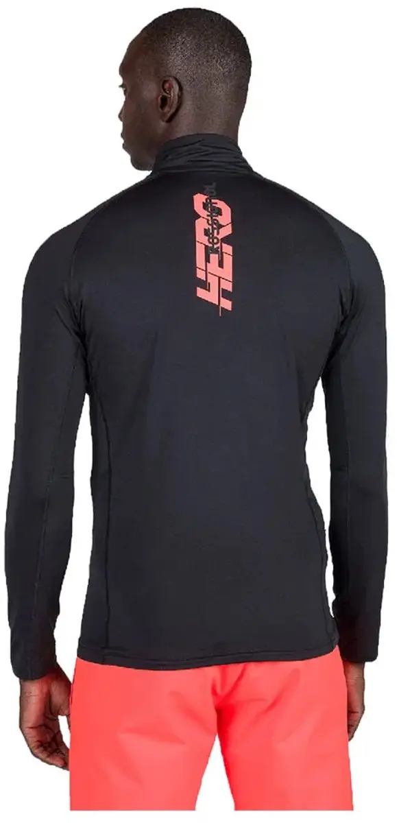 Rossignol New Hero Classique Fleece Met Halve Rits Zwart S Man - afbeelding 2 van 4