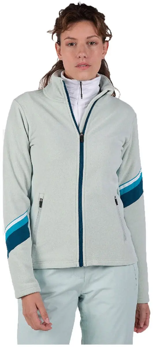 Rossignol Strawpile Fleece Met Volledige Rits Grijs S Vrouw