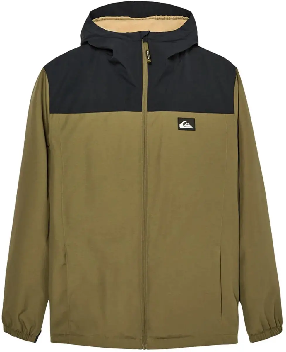 Quiksilver Overcast 3k Warm Jas Groen XL Man