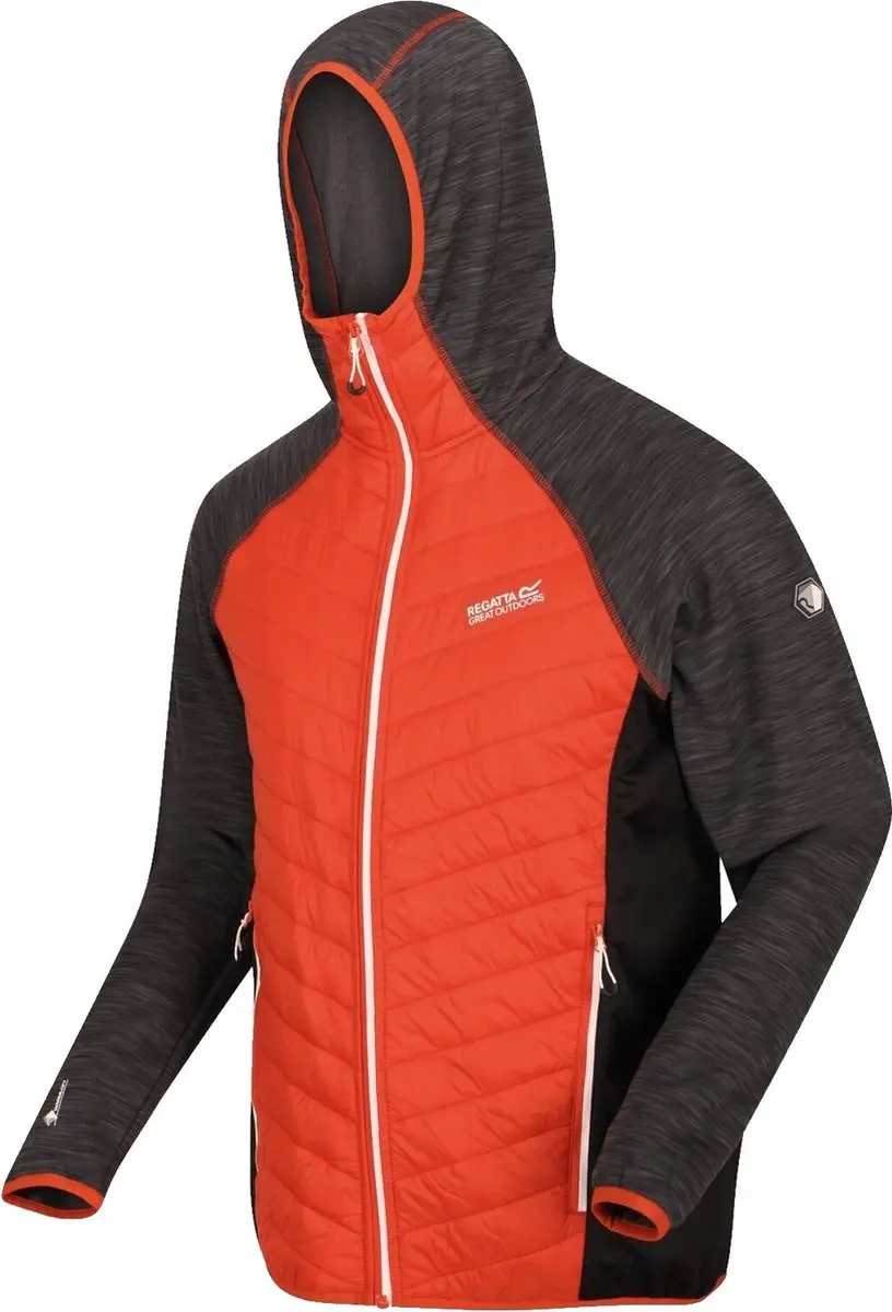 Regatta Heren Andreson V Hybrid Vest Cajun Orange Rhino Maat M