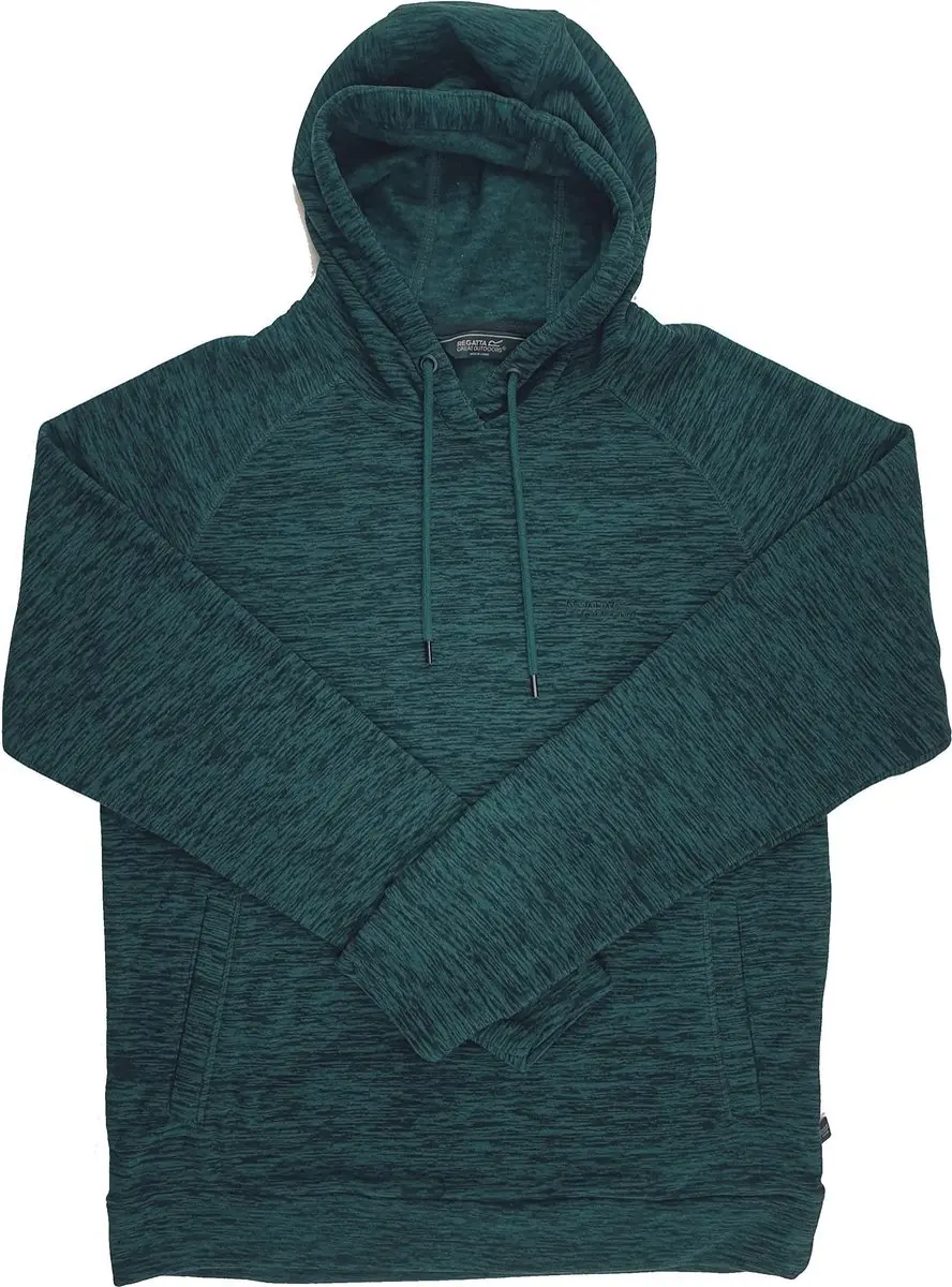 Heren Kassian Hoodie Deep Pine / Black Marl Maat M