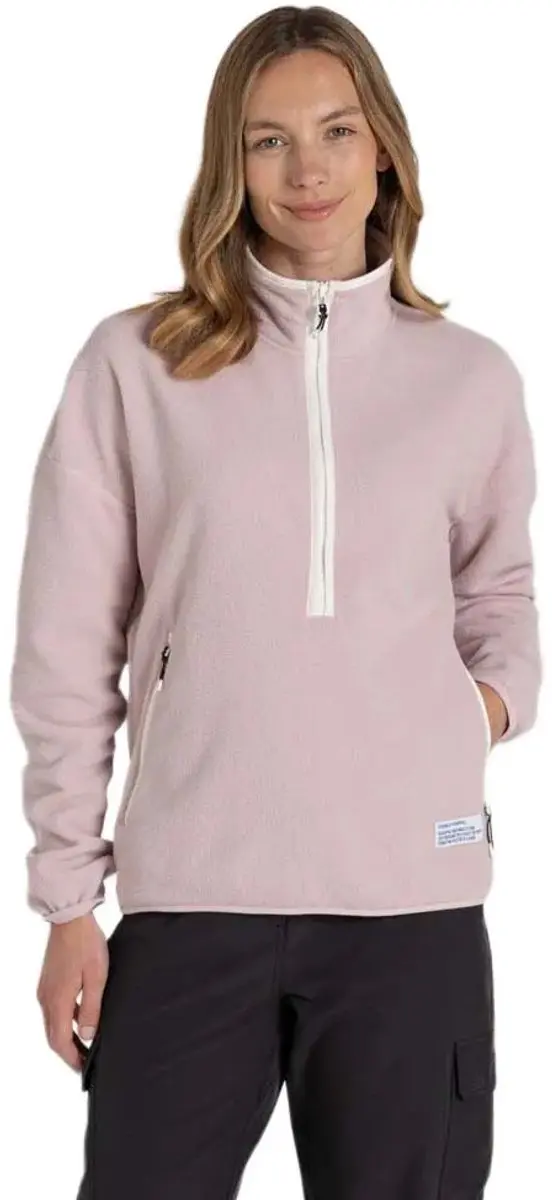 Craghoppers Co2 Renu Fleece Met Halve Rits Roze 34 Vrouw