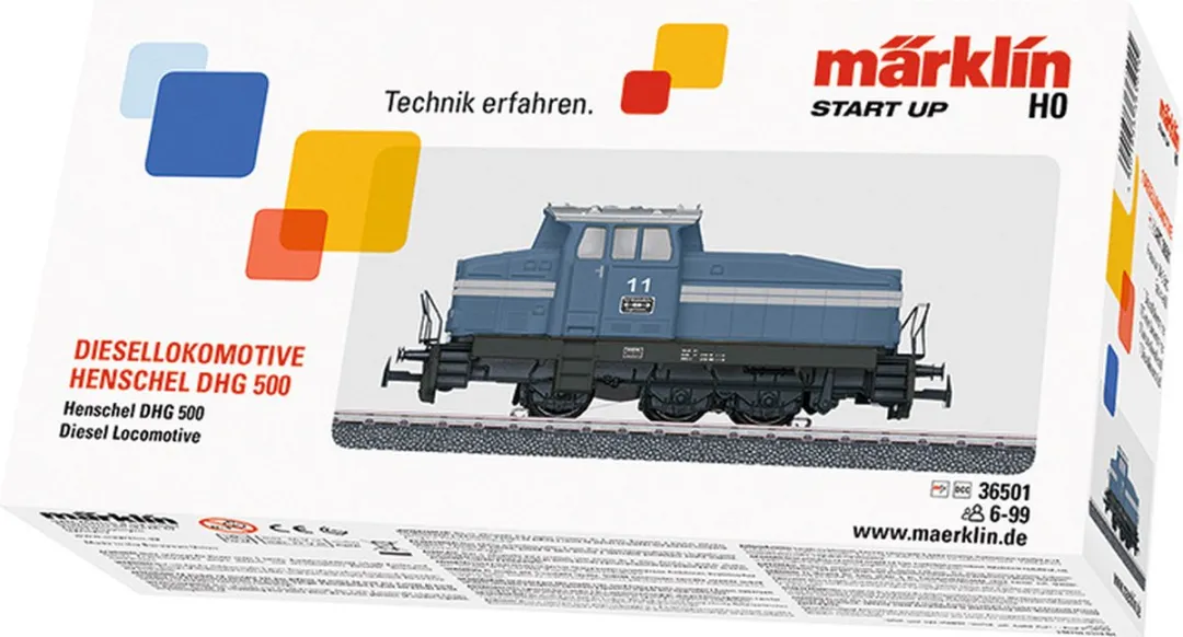 Märklin DHG 500 Diesellocomotief H0 - Blauw - Digitaal