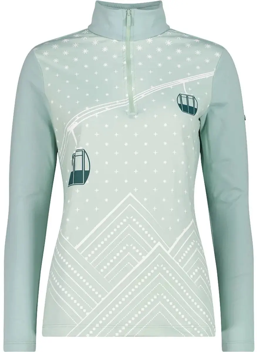 Cmp 35l0496 Sweatshirt Met Halve Rits Groen M Vrouw