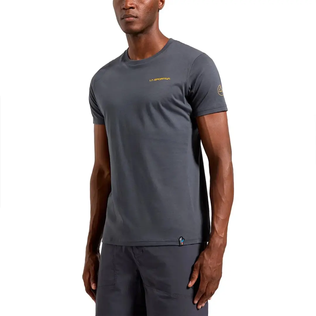 La Sportiva Dawn Wall T-shirt Met Korte Mouwen Grijs XL Man