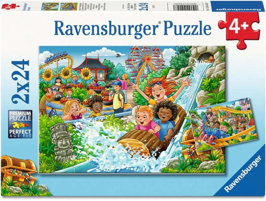 Ravensburger Pretpark Puzzel - 2x24 Stuks Multicolor