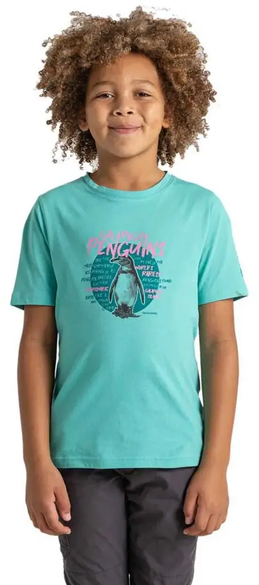 Craghoppers Ellis T-shirt Met Korte Mouwen Blauw 9-10 Years Jongen
