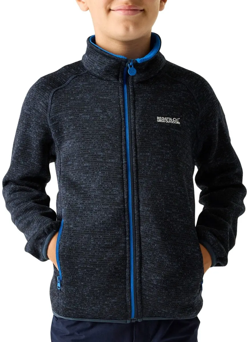 Kids Junior Newhill Full Zip Marl Fleece