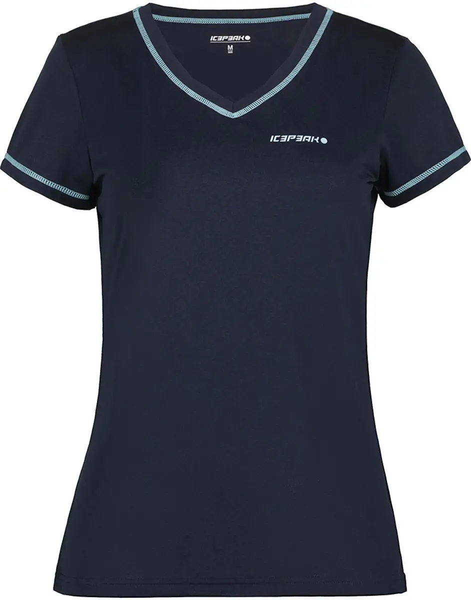 Icepeak Beasley T-shirt Met Korte Mouwen Blauw M Vrouw