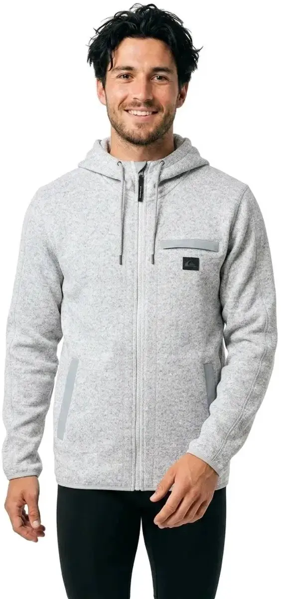 Quiksilver Keller Outdoor Fleece Met Volledige Rits Grijs 2XL Man