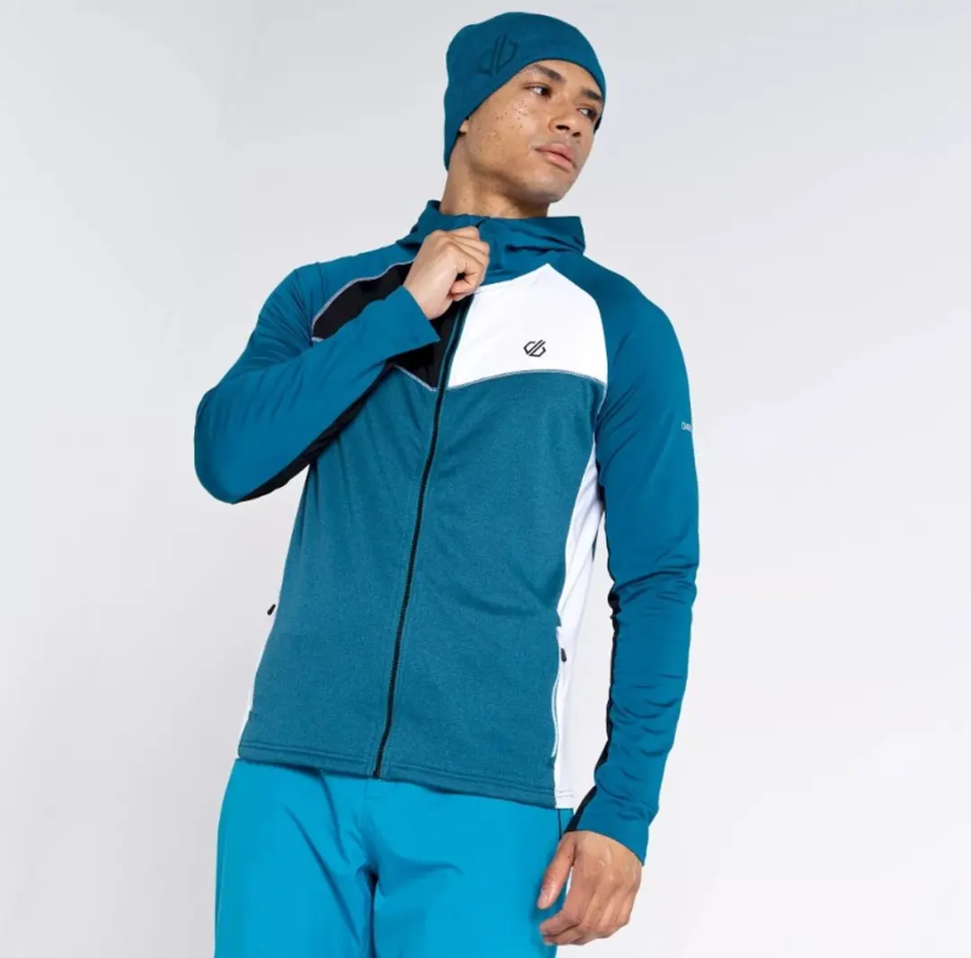 Dare2B Heren Contend Core Stretch Vest GlfStrm/Blck Maat M