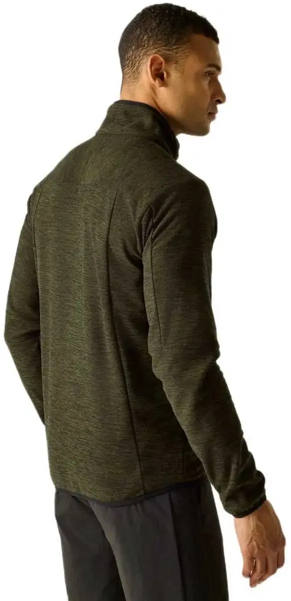 Scaris fleecevest met volledige ritssluiting voor heren, gemêleerd model