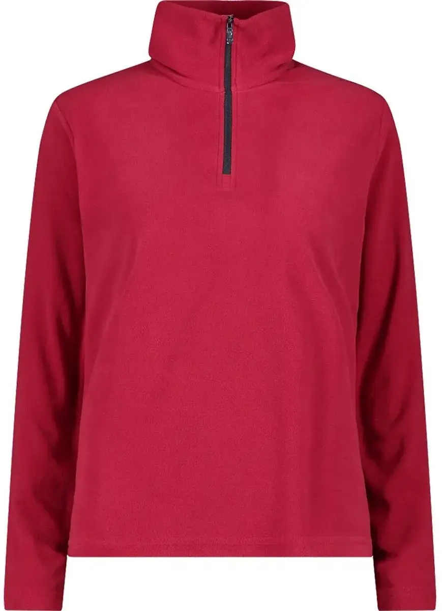 Cmp 31g3656 Sweatshirt Met Halve Rits Rood M Vrouw