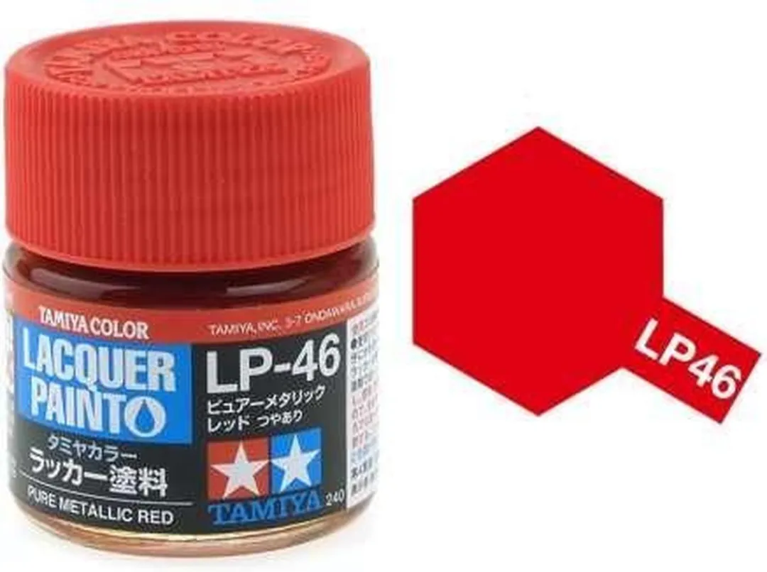 Tamiya Hobbyverf Olieverf LP-46 Pure Metallic Red - 10 ml