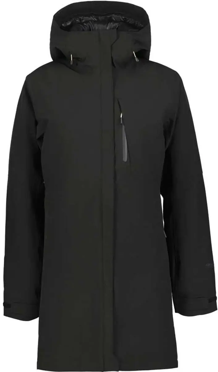 Icepeak Bagheria I Parka Zwart 42 Vrouw