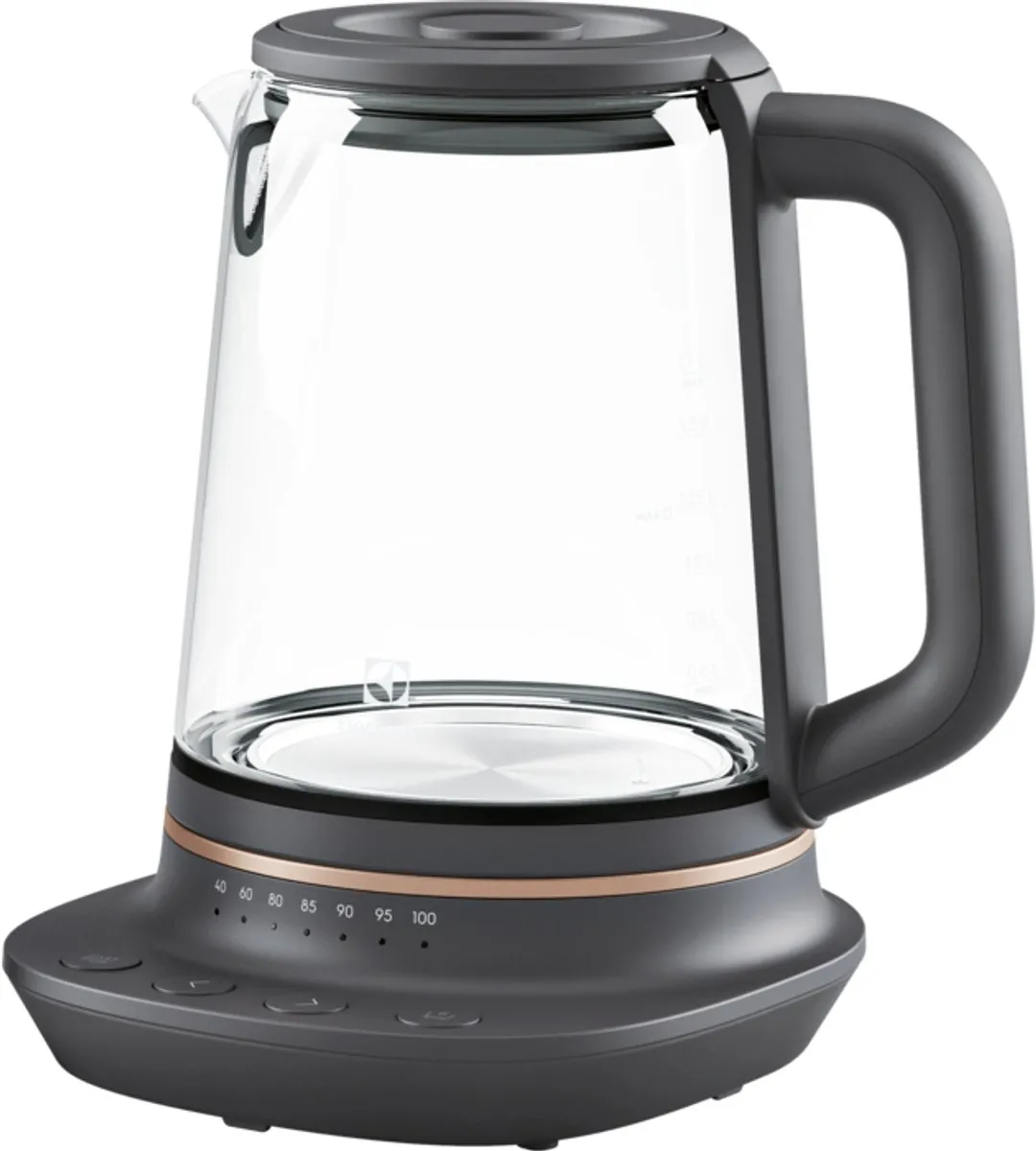 Electrolux E7GK1-8BP Waterkoker 1,7L 2000W - Zwart/Koper