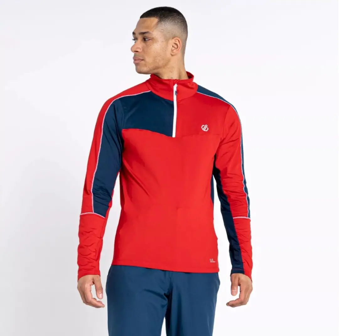 Dare2B Heren Dignify II Core Stretch Pully Dngrred/Mnlt Maat M