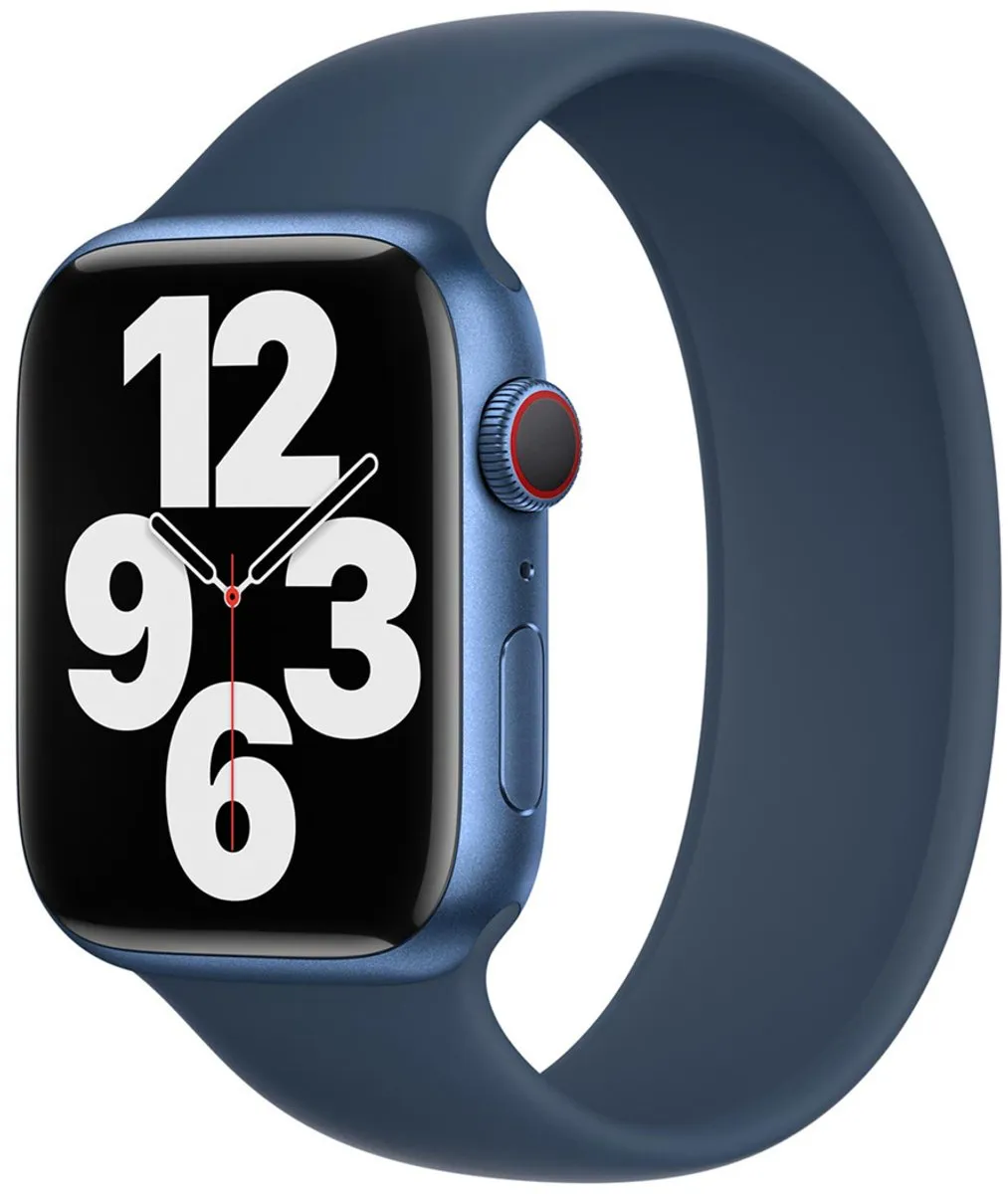 Apple Siliconen Solobandje Abyss Blue