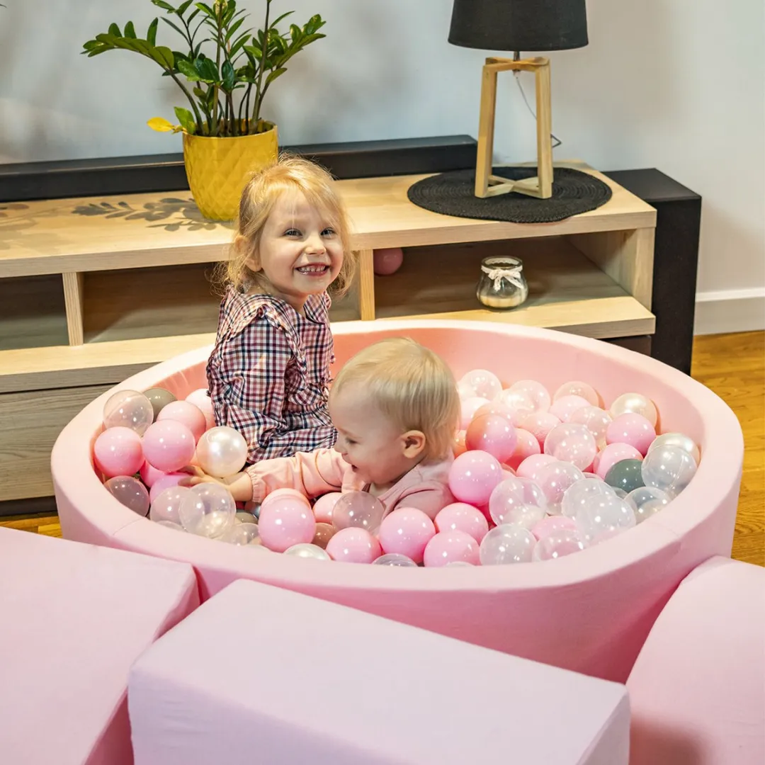KiddyMoon Speelgoedset Roze - Foam Wig Helling Halfas Stap - 437322