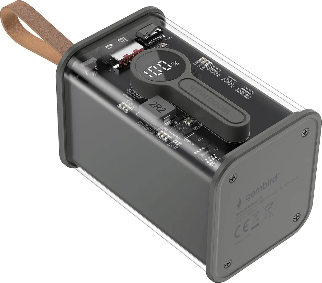 Gembird QC3.0 PB18-TQC3-01 Powerbank 18000mAh