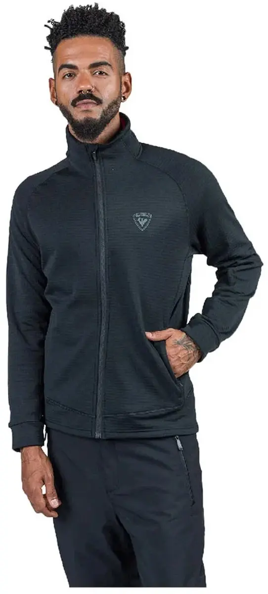 Rossignol Blackside Fleece Full-Zip Sweatshirt - Zwart - M - afbeelding 4 van 4